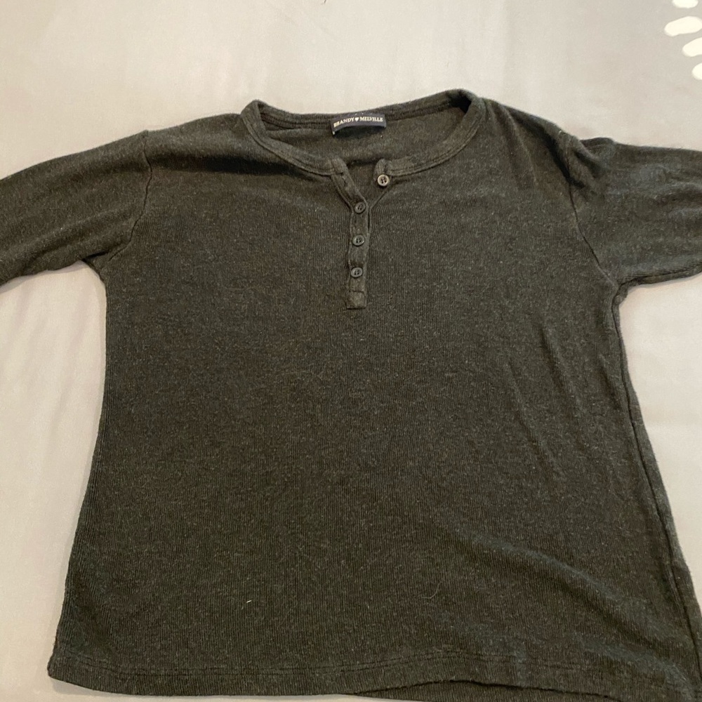 Brandy Melville Gray Long Sleeve